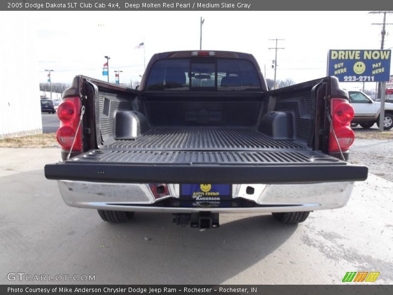 Deep Molten Red Pearl / Medium Slate Gray 2005 Dodge Dakota SLT Club Cab 4x4