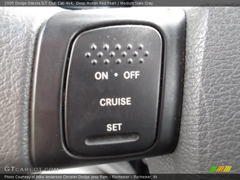 Deep Molten Red Pearl / Medium Slate Gray 2005 Dodge Dakota SLT Club Cab 4x4