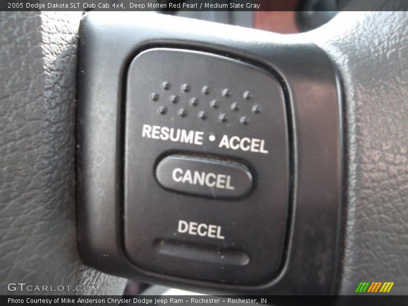 Deep Molten Red Pearl / Medium Slate Gray 2005 Dodge Dakota SLT Club Cab 4x4