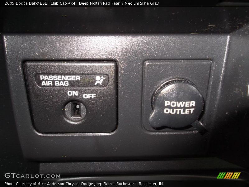 Deep Molten Red Pearl / Medium Slate Gray 2005 Dodge Dakota SLT Club Cab 4x4