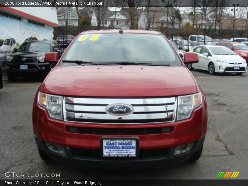 Redfire Metallic / Charcoal 2008 Ford Edge SEL AWD