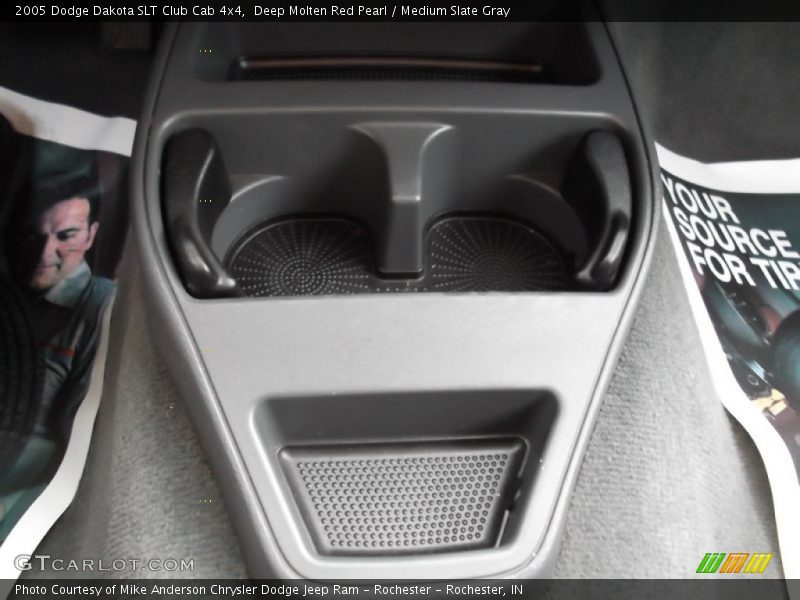 Deep Molten Red Pearl / Medium Slate Gray 2005 Dodge Dakota SLT Club Cab 4x4