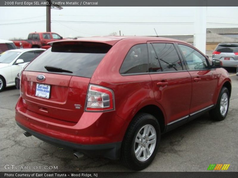 Redfire Metallic / Charcoal 2008 Ford Edge SEL AWD