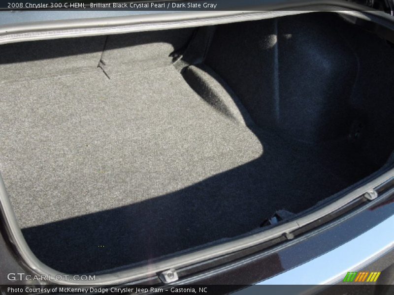 Brilliant Black Crystal Pearl / Dark Slate Gray 2008 Chrysler 300 C HEMI