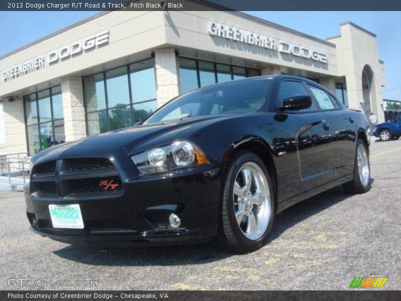 Pitch Black / Black 2013 Dodge Charger R/T Road & Track