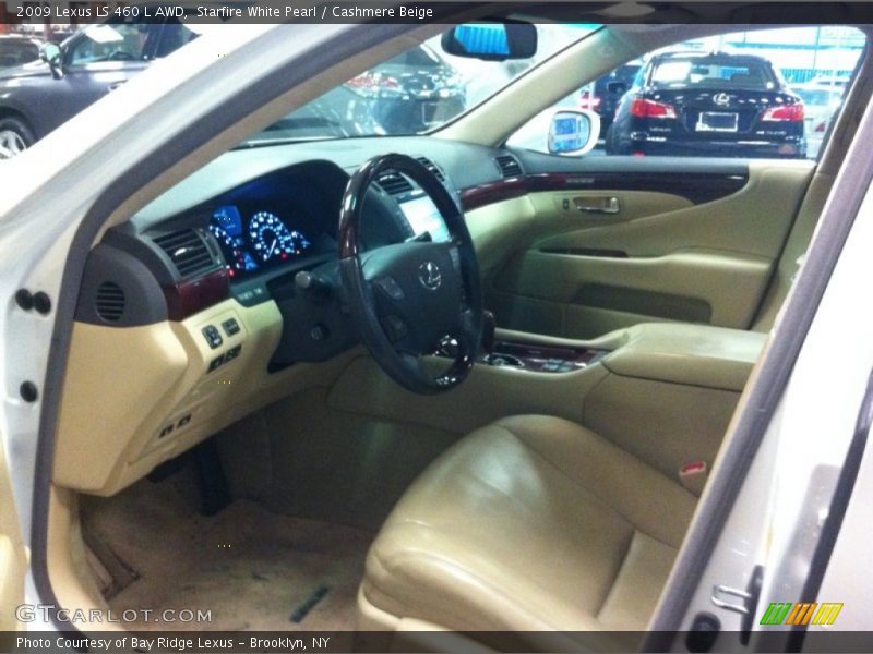 Starfire White Pearl / Cashmere Beige 2009 Lexus LS 460 L AWD