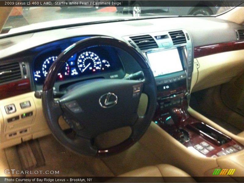 Starfire White Pearl / Cashmere Beige 2009 Lexus LS 460 L AWD