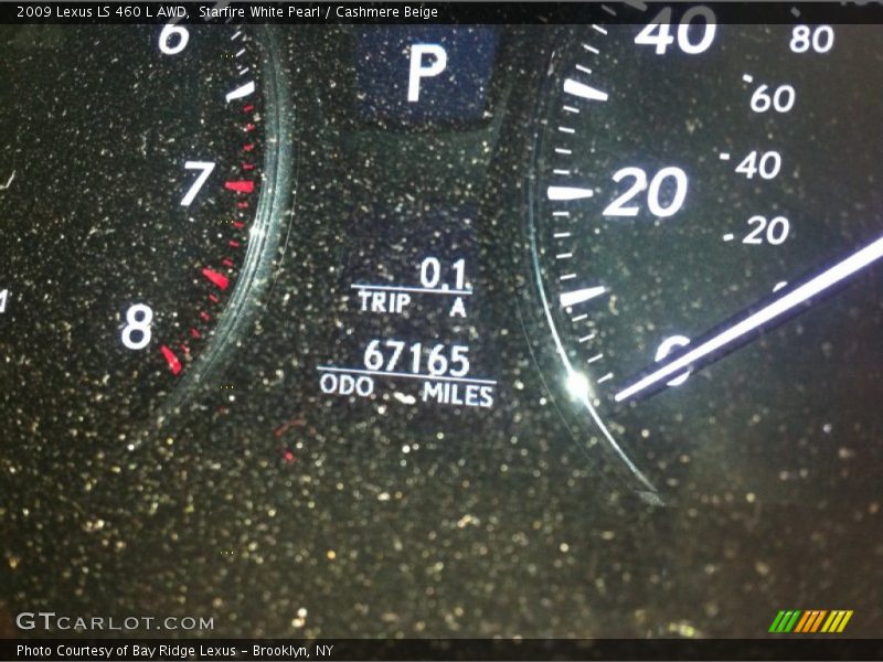 Starfire White Pearl / Cashmere Beige 2009 Lexus LS 460 L AWD