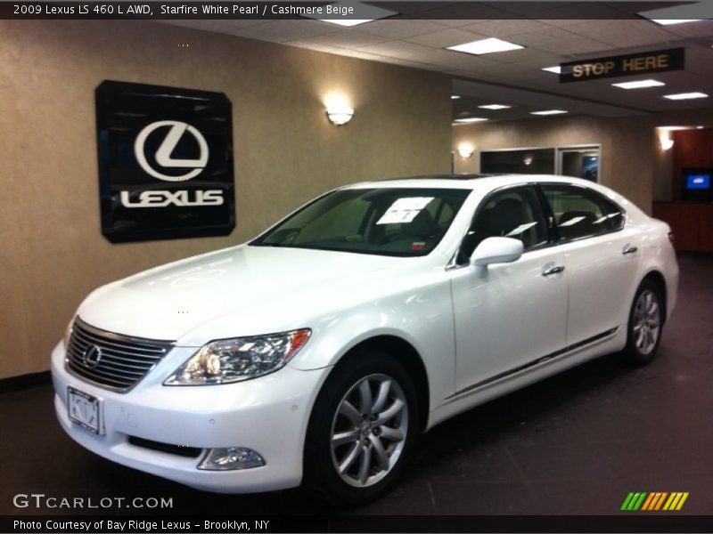 Starfire White Pearl / Cashmere Beige 2009 Lexus LS 460 L AWD