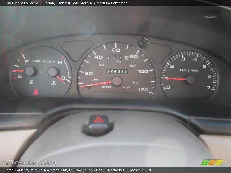  2001 Sable LS Sedan LS Sedan Gauges