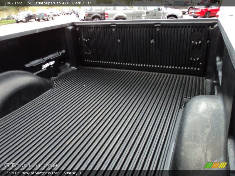 Black / Tan 2007 Ford F150 Lariat SuperCab 4x4