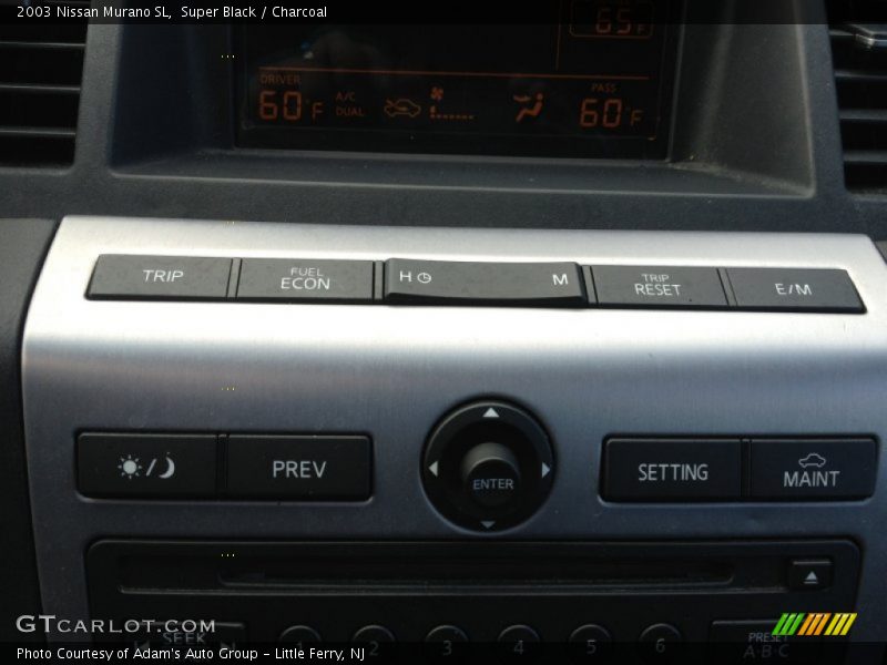 Super Black / Charcoal 2003 Nissan Murano SL