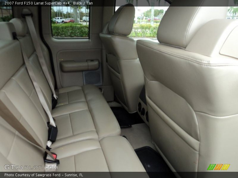 Black / Tan 2007 Ford F150 Lariat SuperCab 4x4