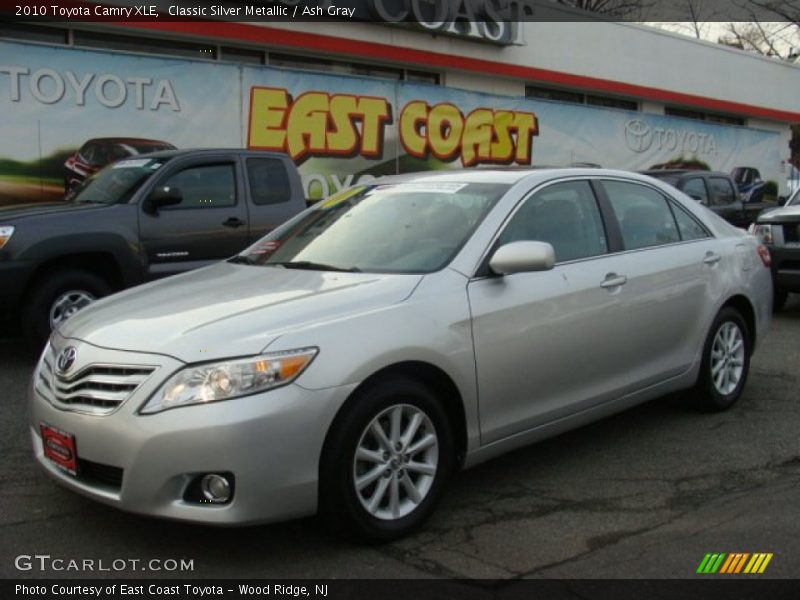 Classic Silver Metallic / Ash Gray 2010 Toyota Camry XLE