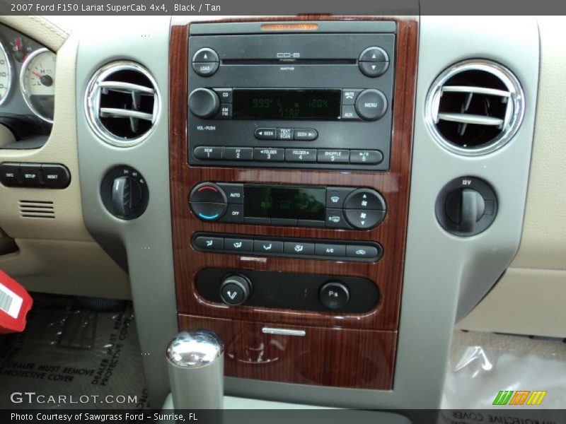 Black / Tan 2007 Ford F150 Lariat SuperCab 4x4