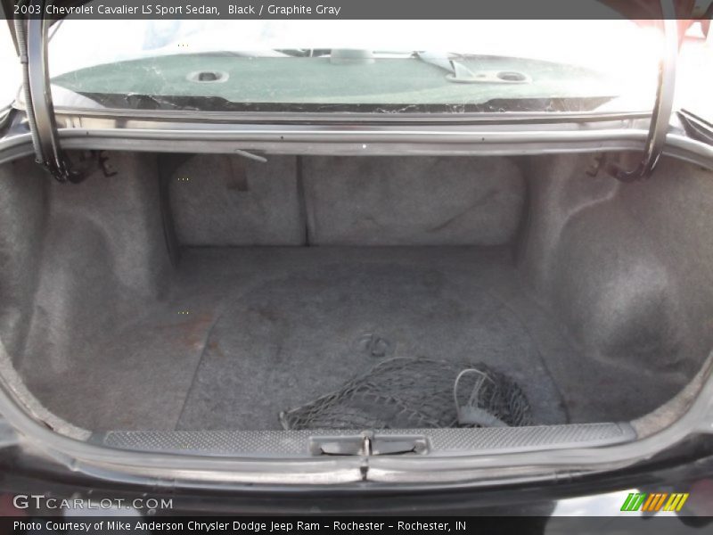 Black / Graphite Gray 2003 Chevrolet Cavalier LS Sport Sedan