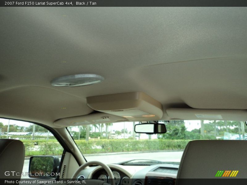 Black / Tan 2007 Ford F150 Lariat SuperCab 4x4