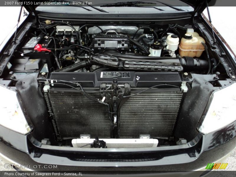Black / Tan 2007 Ford F150 Lariat SuperCab 4x4