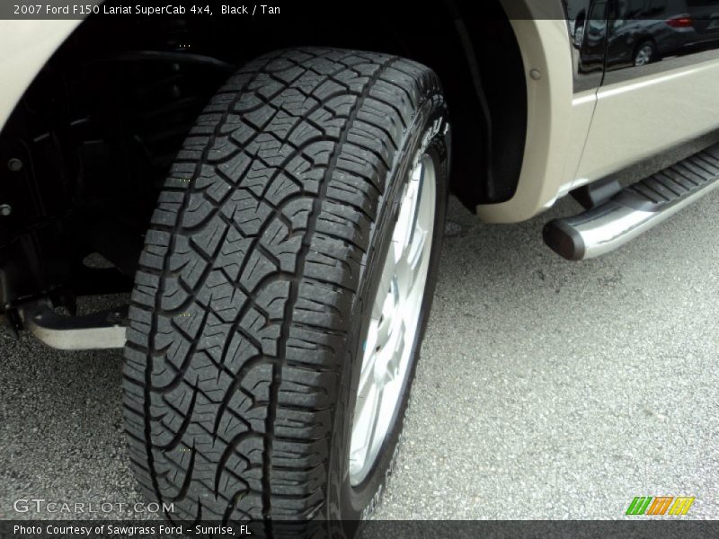Black / Tan 2007 Ford F150 Lariat SuperCab 4x4