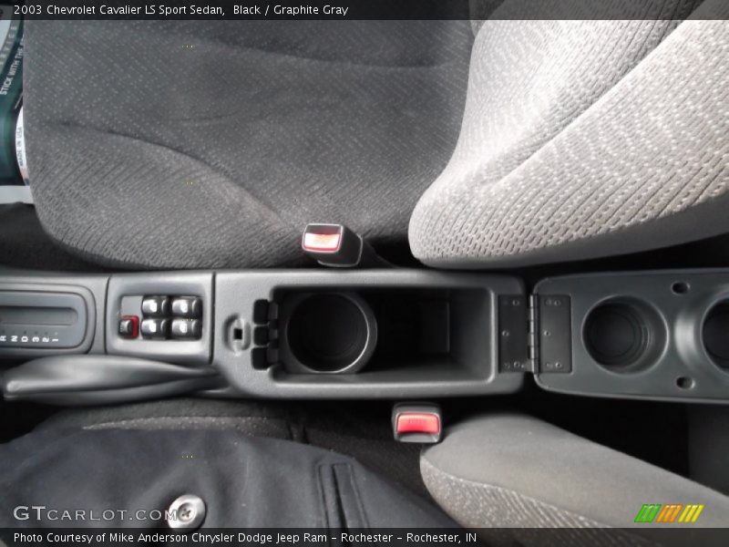 Black / Graphite Gray 2003 Chevrolet Cavalier LS Sport Sedan