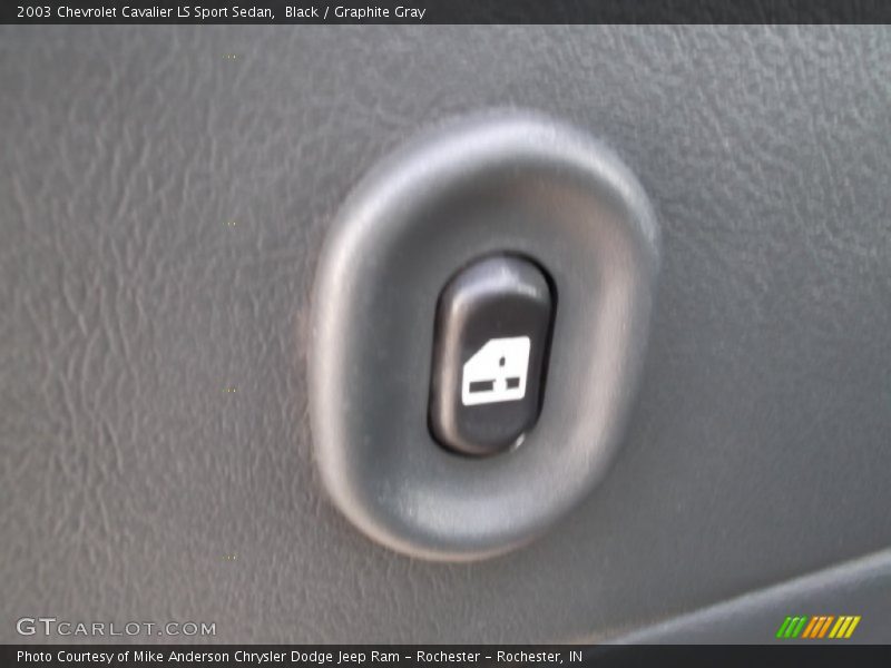 Black / Graphite Gray 2003 Chevrolet Cavalier LS Sport Sedan