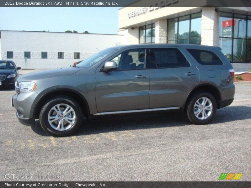 Mineral Gray Metallic / Black 2013 Dodge Durango SXT AWD