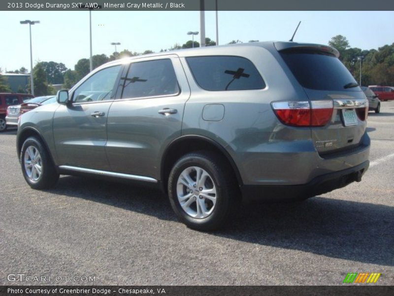 Mineral Gray Metallic / Black 2013 Dodge Durango SXT AWD