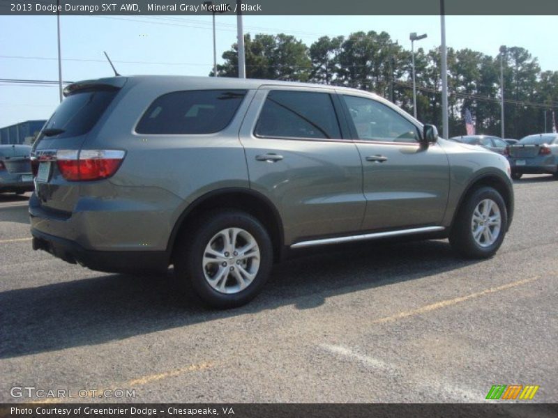 Mineral Gray Metallic / Black 2013 Dodge Durango SXT AWD