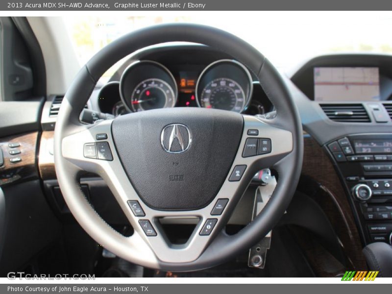 Graphite Luster Metallic / Ebony 2013 Acura MDX SH-AWD Advance
