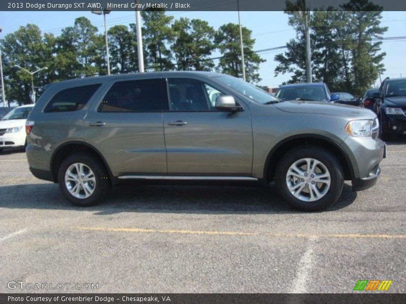 Mineral Gray Metallic / Black 2013 Dodge Durango SXT AWD