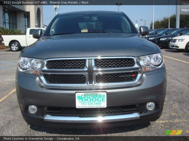 Mineral Gray Metallic / Black 2013 Dodge Durango SXT AWD