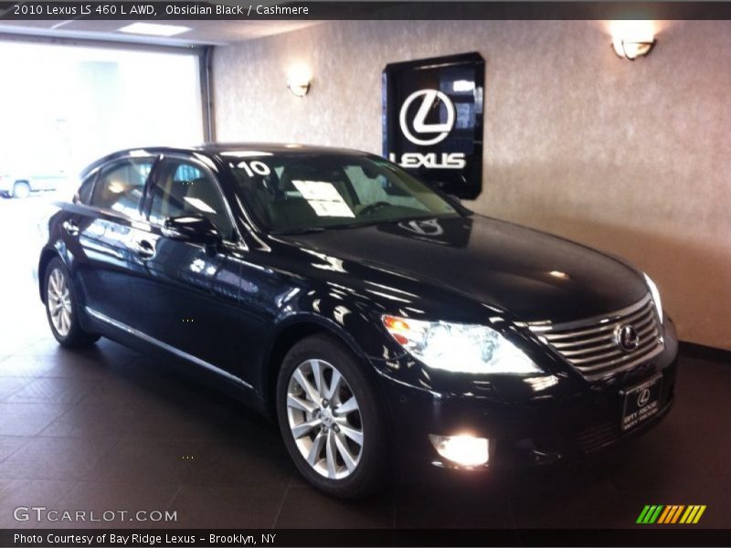 Obsidian Black / Cashmere 2010 Lexus LS 460 L AWD