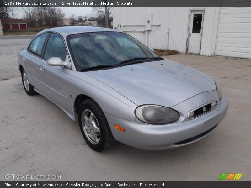 Silver Frost Metallic / Medium Graphite 1999 Mercury Sable LS Sedan