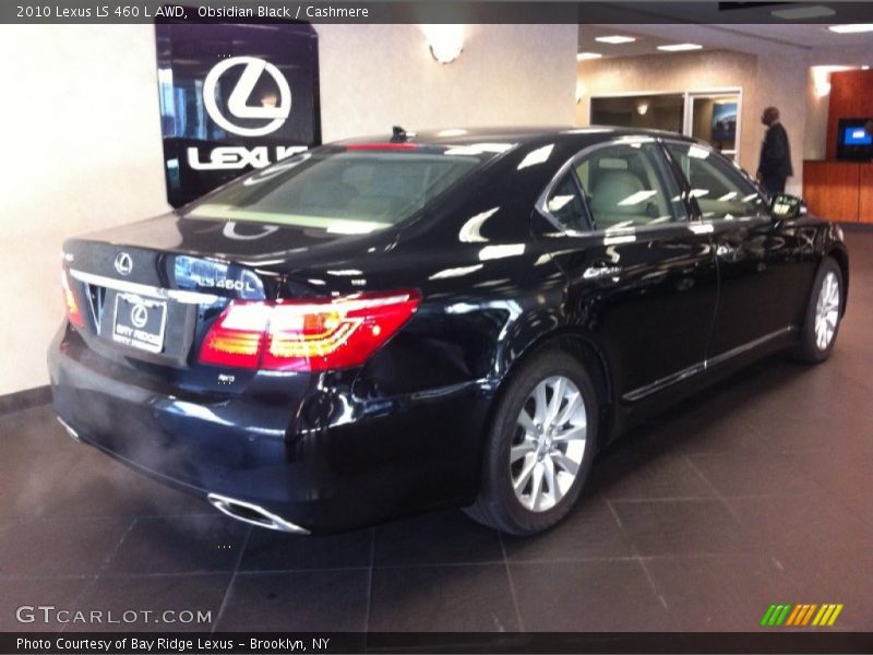 Obsidian Black / Cashmere 2010 Lexus LS 460 L AWD