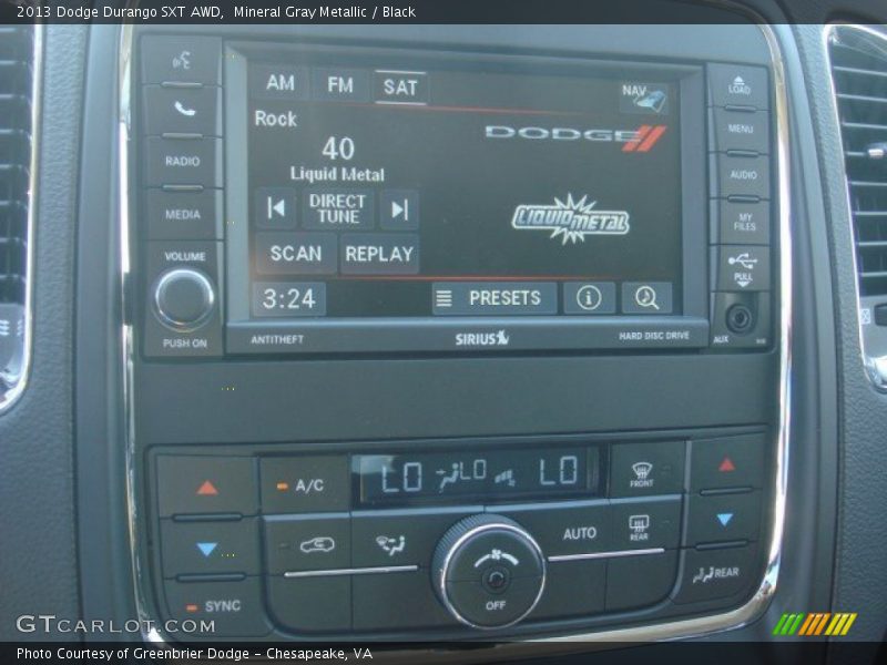 Mineral Gray Metallic / Black 2013 Dodge Durango SXT AWD