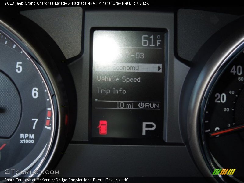 Mineral Gray Metallic / Black 2013 Jeep Grand Cherokee Laredo X Package 4x4