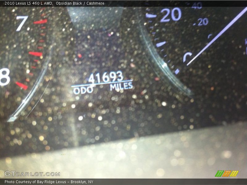 Obsidian Black / Cashmere 2010 Lexus LS 460 L AWD