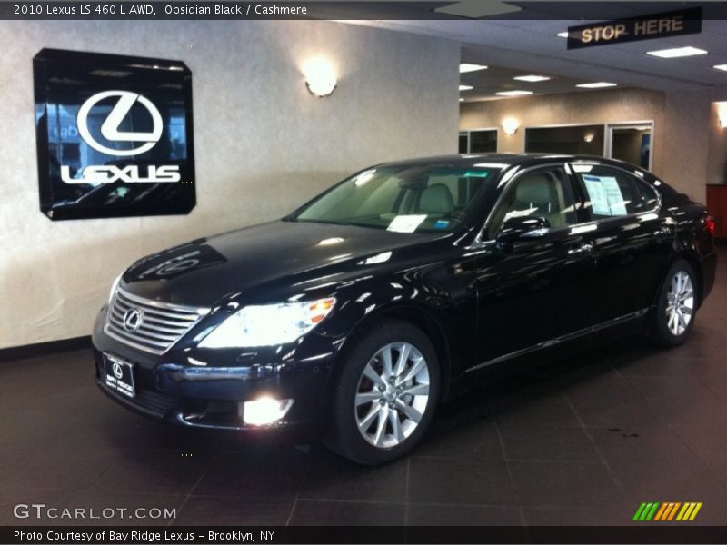 Obsidian Black / Cashmere 2010 Lexus LS 460 L AWD