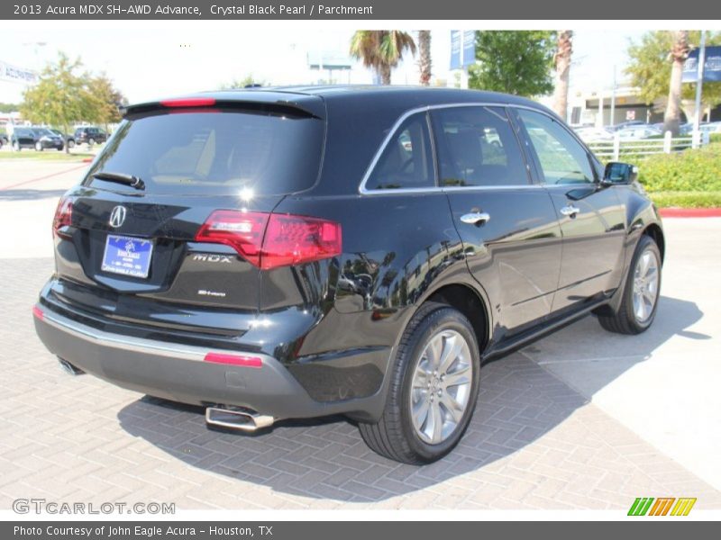 Crystal Black Pearl / Parchment 2013 Acura MDX SH-AWD Advance