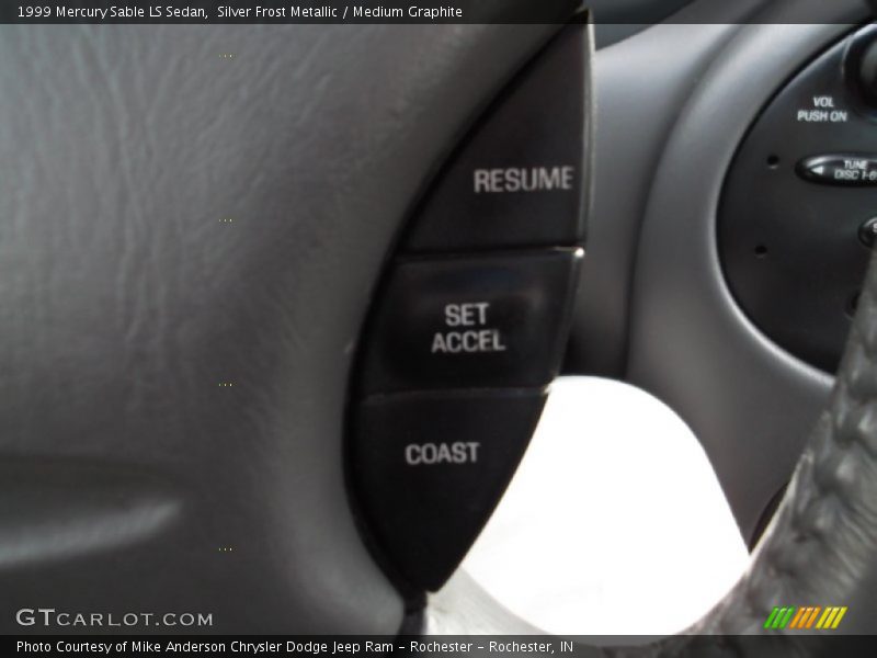 Silver Frost Metallic / Medium Graphite 1999 Mercury Sable LS Sedan