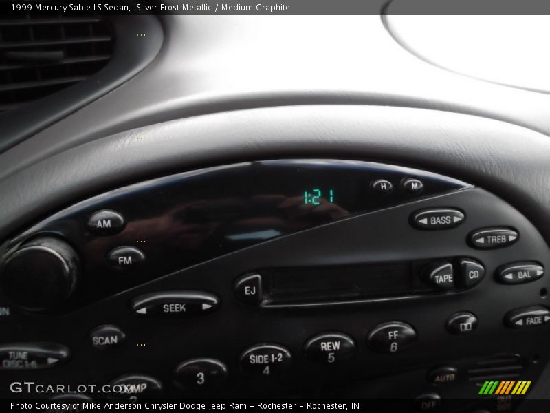 Silver Frost Metallic / Medium Graphite 1999 Mercury Sable LS Sedan