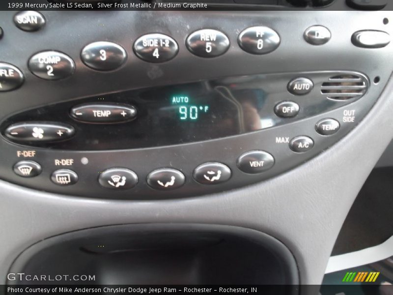 Silver Frost Metallic / Medium Graphite 1999 Mercury Sable LS Sedan