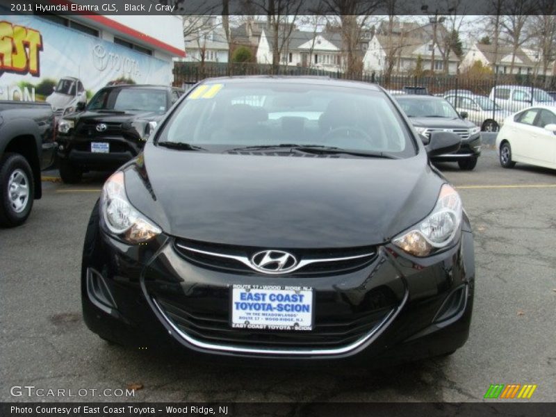 Black / Gray 2011 Hyundai Elantra GLS