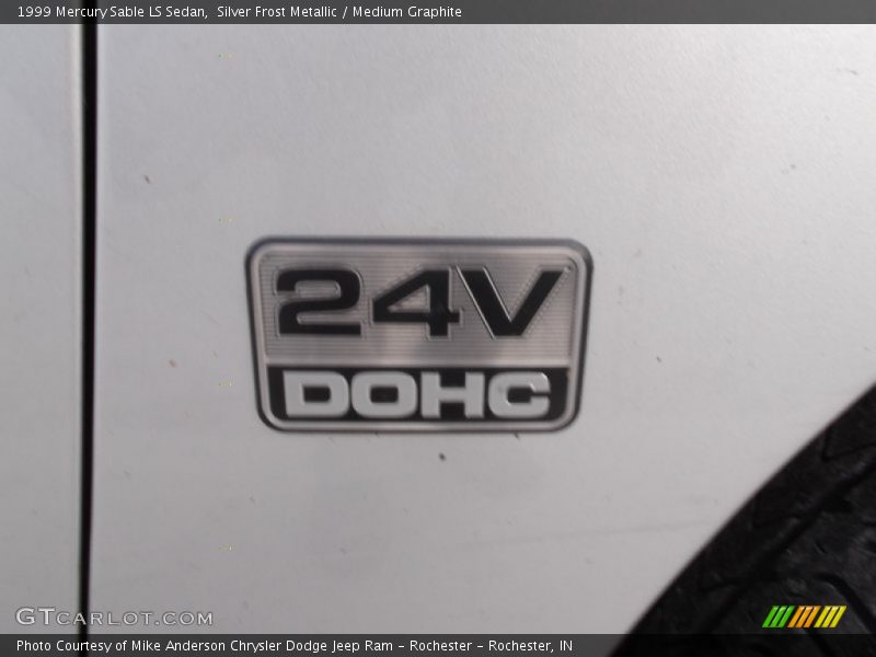 Silver Frost Metallic / Medium Graphite 1999 Mercury Sable LS Sedan