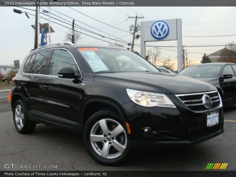 Deep Black Metallic / Charcoal 2010 Volkswagen Tiguan Wolfsburg Edition