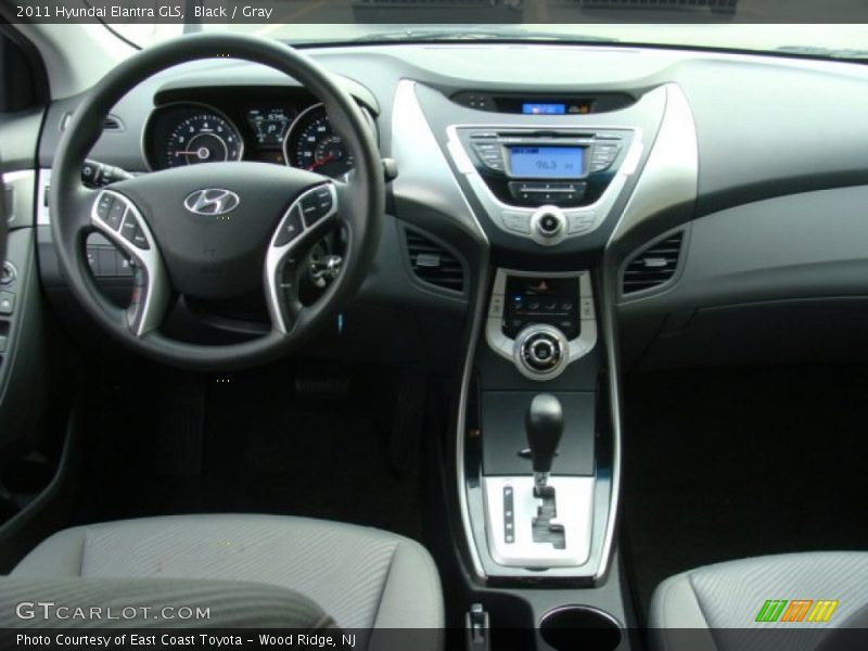 Black / Gray 2011 Hyundai Elantra GLS