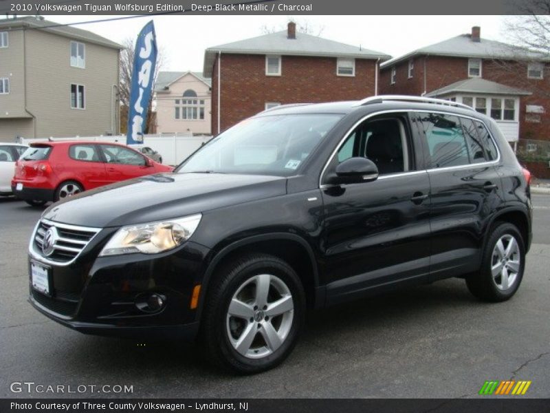 Deep Black Metallic / Charcoal 2010 Volkswagen Tiguan Wolfsburg Edition