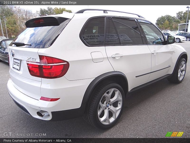 Alpine White / Sand Beige 2011 BMW X5 xDrive 35i