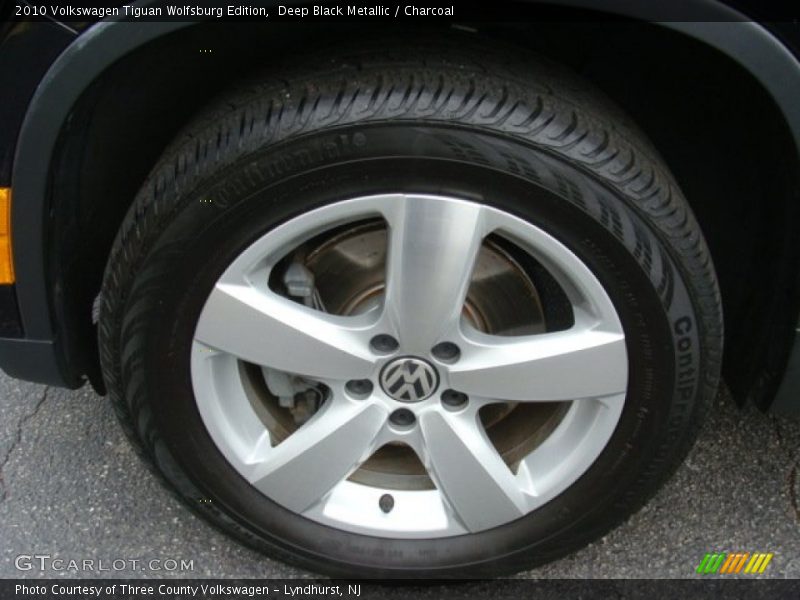 Deep Black Metallic / Charcoal 2010 Volkswagen Tiguan Wolfsburg Edition