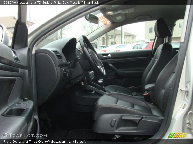 White Gold Metallic / Titan Black 2010 Volkswagen Jetta TDI Sedan